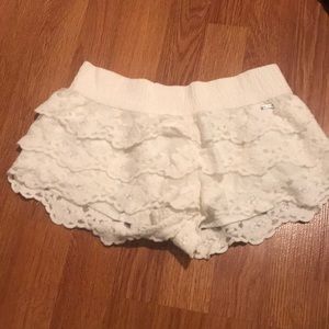 Hollister lace shorts